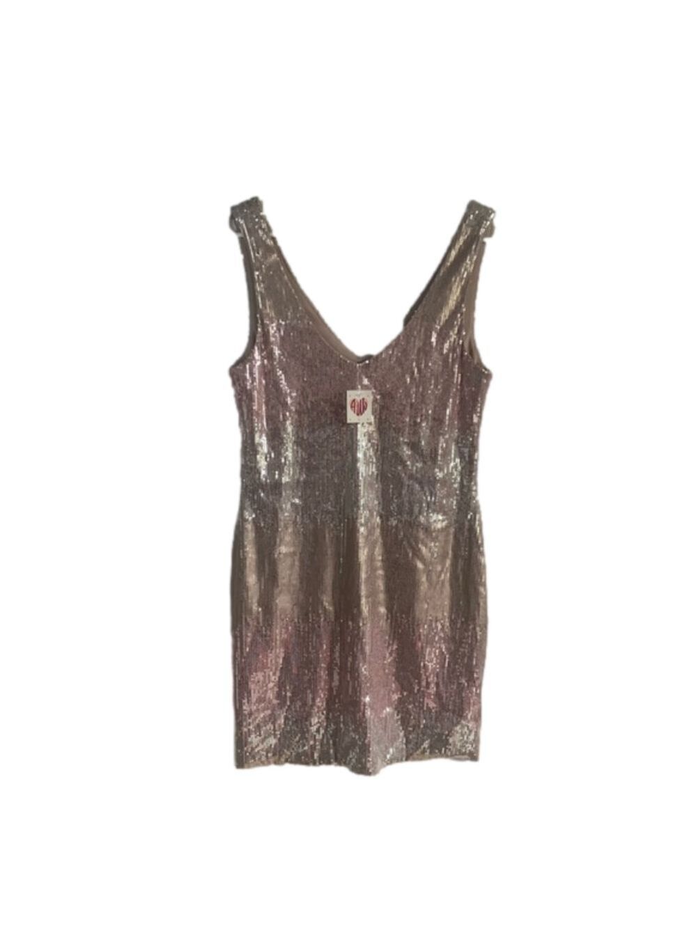 *NWT* AS U WISH Sequin Stretchy Party Mini Dress - Picture 6 of 9